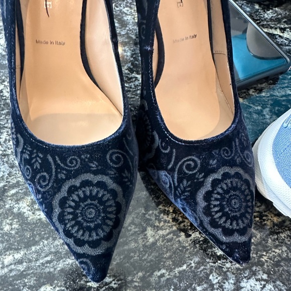 Ron White Velvet High Heels size 38 new - Picture 4 of 13